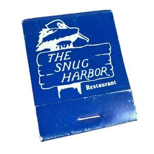 Vintage Matchbook The Snug Harbor Restaurant Fernandina Beach Florida Unstruck